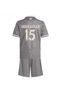 Real Madrid Arda Guler #15 Babytruitje 3e tenue Kind 2024-25 Korte Mouw (+ Korte broeken)